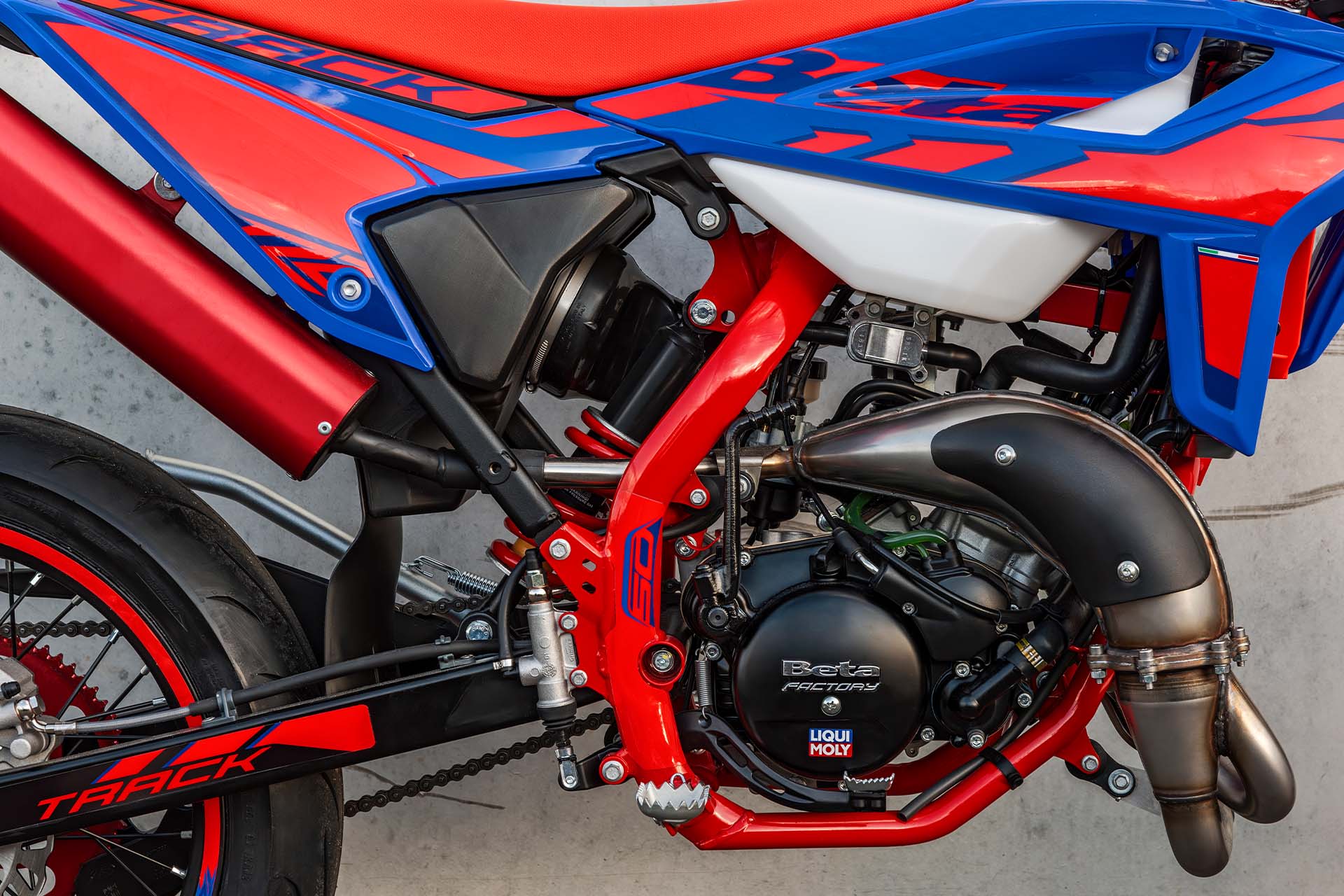 BETA RR Motard 2 T 50 TRACK blue detail